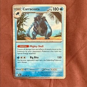 Carracosta Pokémon Card